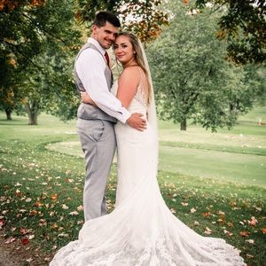 Wedding gown size 12